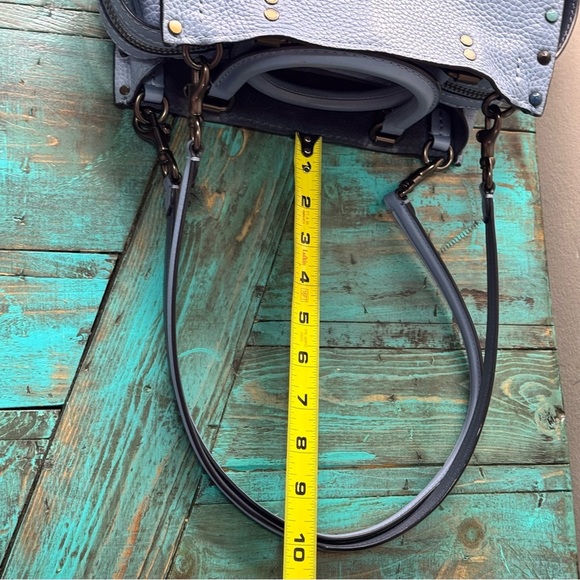 Coach Slate Blue Rogue 25 Riveted Mini Handbag 53405 Missing Hangtag - Picture 13 of 16